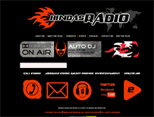 Tablet Screenshot of bindasradio.com
